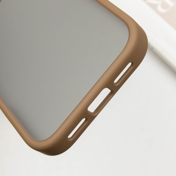 TPU+PC чехол Metal Buttons для Apple iPhone 16 Pro Max (6.9") Золотой 777-08238 фото