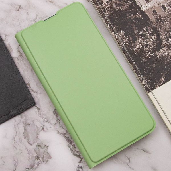 Шкіряний чохол-книжка GETMAN Elegant для Xiaomi Redmi Note 13 Pro+ М'ятний 555-01431 фото