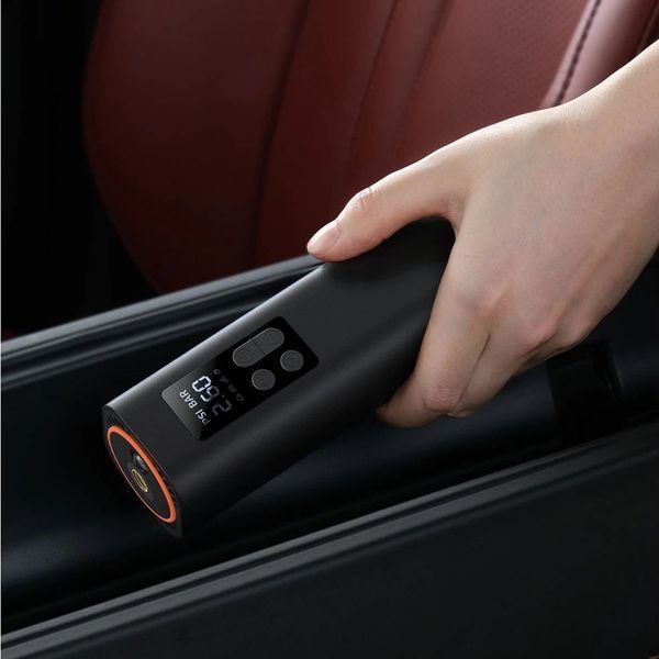 Автомобильный насос Baseus Super Mini Inflator Pump Black CRCQ000001 фото
