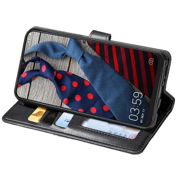Шкіряний чохол-книжка GETMAN Gallant (PU) для TECNO Spark 6 Go Black 777-06512 фото