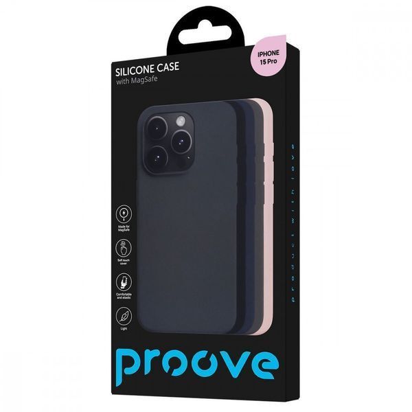 Чохол Proove Silicone Case with Magnetic Ring iPhone 15 Pro Cypress 656-05239 фото