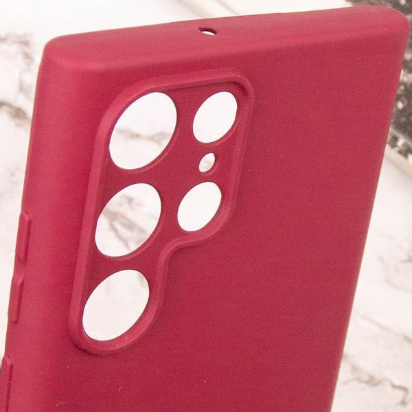 Чехол Silicone Cover Lakshmi Full Camera для Samsung Galaxy S24 Ultra Marsala 777-07102 фото