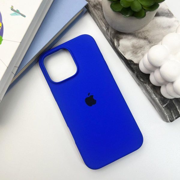 Силиконовый чехол для iPhone 16 Pro Max Shiny Blue 666-01291 фото