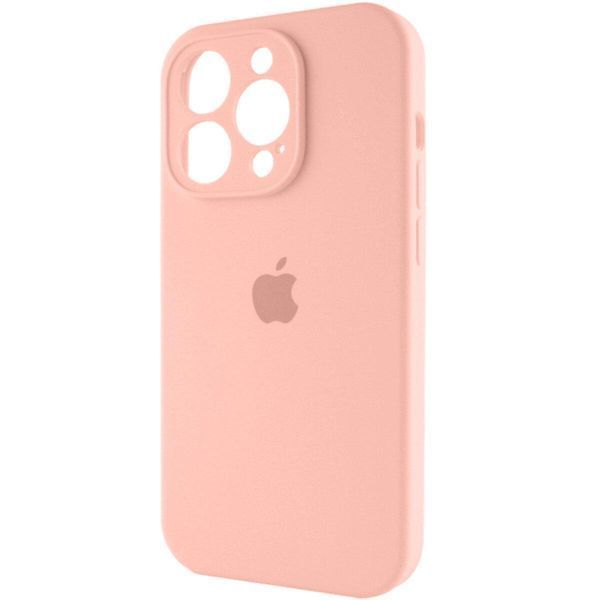 Силіконовий чохол з закритою камерою для iPhone 15 Pro Max Grapefruit 666-01133 фото