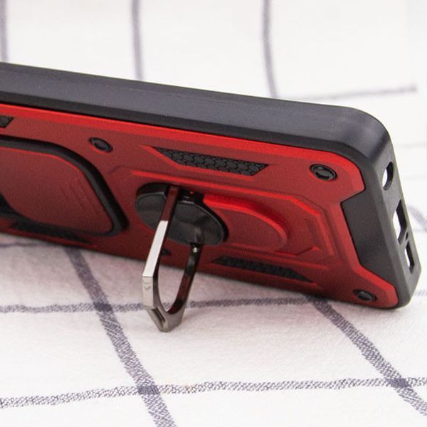 Ударостійкий чохол Camshield Serge Ring для Xiaomi Redmi Note 9 / Redmi 10X Red 777-04671 фото