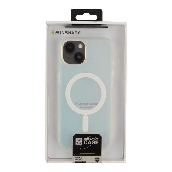 Чехол TPU+PC IMD Gradient with MagSafe для iPhone 14 Transparent 214-03114 фото