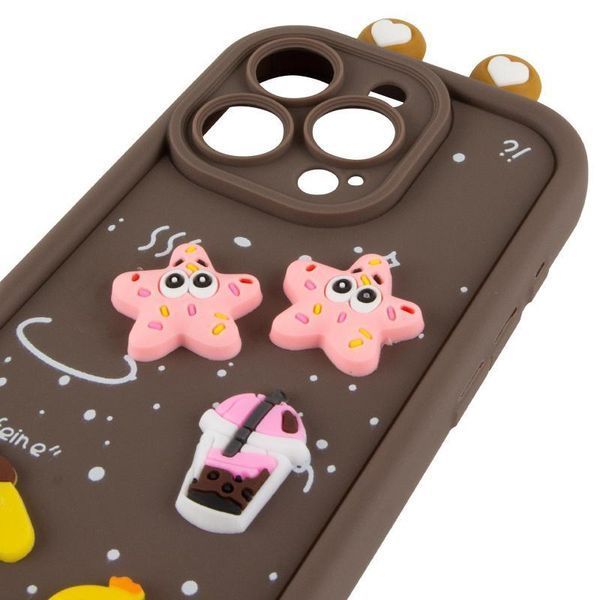 Чохол TPU Toys Case with Ears для Apple iPhone 13 Pro (6.1") Brown 208-05382 фото