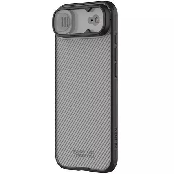 Карбонова накладка Nillkin CamShield Pro для Apple iPhone 17 Air (6.5") Transparent black 777-08143 фото