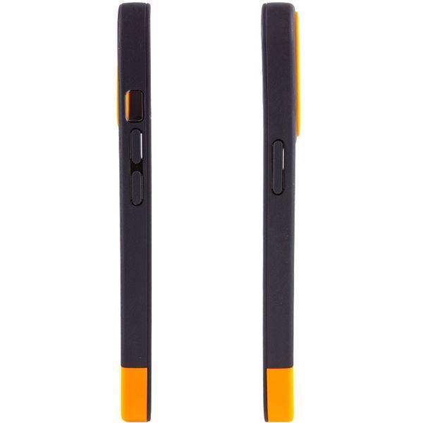 Чохол TPU+PC Bichromatic для Apple iPhone 11 Pro Max (6.5") Black / Orange 555-03912 фото