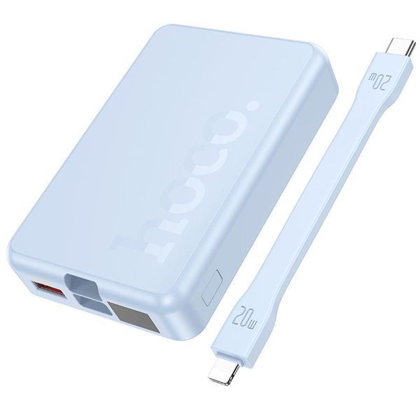 Power Bank Hoco Q24 Elegant 22.5W+PD20W з cable and magnetic 10000mAh Чорний 656-01465 фото