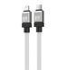 Кабель Baseus CoolPlay Series Fast Charging Cable Type-C to iP 20W 2m White CAKW000102 фото 3