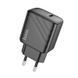 Мережевий зарядний пристрій HOCO CS22A Value single port PD30W charger Black 6942007609913 фото 1