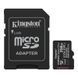 Карта памяти microSDXC (UHS-1) Kingston Canvas Select Plus Gen3 256Gb class 10 А1 (R-150MB/s) (adapter SD) SDCS3/256GB фото 1