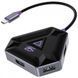 Type-C-Хаб Proove Gaming Spectre (2*USB3.0 + Type-C + PD100W + HDMI) dark gray 656-02555 фото 3