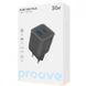 Мережевий зарядний пристрій Proove Pure GaN Plus 30W (Type-C + USB) black 656-02621 фото 2