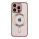 Чохол TPU Metallic Chrome Full Camera with Magsafe для iPhone 12 Pro Max Rose 214-02860 фото