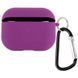 Силиконовый футляр с микрофиброй для наушников Airpods 3 Grape 203-00282 фото