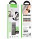 Ремінець Hoco WA34 Basic magnetic buckle silicone leather strap для Apple watch 44/45/46/49mm Dark Gray 212-01844 фото 3
