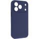 Силиконовый чехол Silk Full Camera Protective для Apple iPhone 17 Pro (6.3") Deep navy 777-09943 фото 1