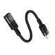 Кабель HOCO U107 Type-C male to iPhone female adapter cable(L=0.1m) Black 656-02526 фото 5
