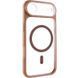 Чохол TPU+PC GETMAN Moon Clear with MagSafe для Apple iPhone 17 Air (6.5") Brown 656-08407 фото 1