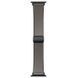 Ремінець Hoco WA34 Basic magnetic buckle silicone leather strap для Apple watch 44/45/46/49mm Dark Gray 212-01844 фото 1