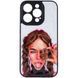 TPU+PC чехол Prisma Ladies для Apple iPhone 14 Pro Max (6.7") Chocolate 208-06038 фото 1