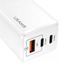 Сетевое зарядное устройство Usams US-CC110 T33 65W 3 Ports GaN Mini Fast Charger white 656-01386 фото 3