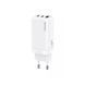 Сетевое зарядное устройство Usams US-CC110 T33 65W 3 Ports GaN Mini Fast Charger white 656-01386 фото 4