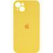 Силиконовый чехол с закрытой камерой для iPhone 14 Sunny Yellow 666-00825 фото 1