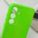 Чохол Silicone Cover Lakshmi Full Camera для Samsung Galaxy S24 Neon Green 777-06852 фото 5
