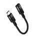 Кабель HOCO U107 Type-C male to iPhone female adapter cable(L=0.1m) Black 656-02526 фото 1