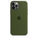 Силиконовый чехол для iPhone 12/12 Pro Army Green 208-00443 фото 2