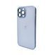 Чохол для смартфона AG Glass Matt Frame Color для iPhone 13 Pro Max Sierra Blue 666-00600 фото 1