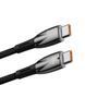 Кабель Baseus Glimmer Series Fast Charging Type-C to Type-C 100W (1m) Black 209-00219 фото 2