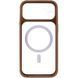 Чохол TPU+PC GETMAN Moon Clear with MagSafe для Apple iPhone 11 (6.1") Brown 656-08457 фото 3