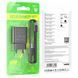 Мережевий зарядний пристрій з кабелем BOROFONE BA72A Spring single port QC3.0 charger set(Type-C) 18W Black 6974443388589 фото 4