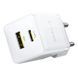 Мережевий зарядний пристрій Baseus Palm Fast Charger C+U 20W EU Moon White P10111608213-00 фото 4