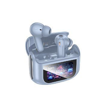 Беспроводные наушники HOCO EQ21 Sandy true wireless ANC+ENC noise reduction touch screen BT headset Blue Star 656-03862 фото