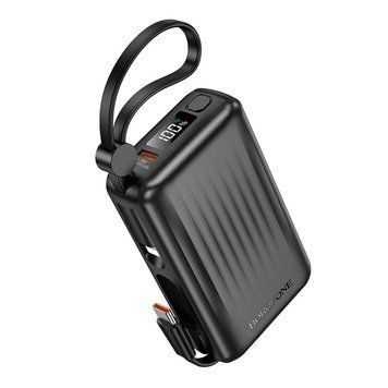 Power Bank Borofone BJ70 Source dual PD20W with cable 10000 mAh Черный 656-03278 фото