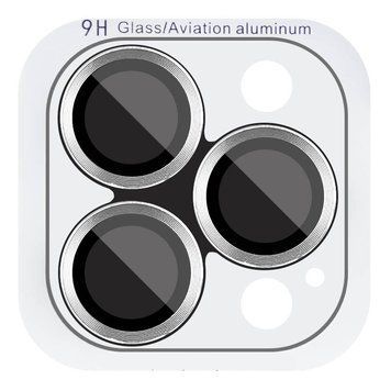 Защитное стекло Metal Classic на камеру для Apple iPhone 16 Pro (6.3") / 16 Pro Max (6.9") Silver 204-00454 фото