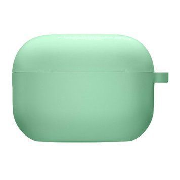 Силиконовый футляр с микрофиброй для наушников Airpods Pro Spearmint 203-00228 фото