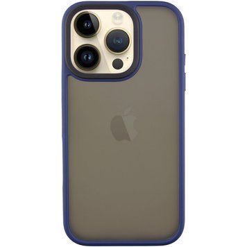 TPU+PC чохол Metal Buttons для Apple iPhone 16 Pro Max (6.9") Синій 777-08239 фото