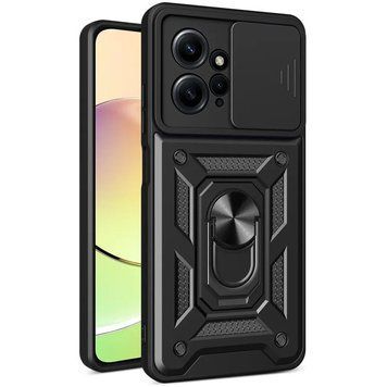 Ударопрочный чехол Camshield Serge Ring для Xiaomi Redmi Note 12 4G Black 777-04508 фото