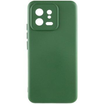 Чохол TPU GETMAN Liquid Silk Full Camera для Xiaomi 13 Pro Зелений / Dark green ILSO-00000081489-3 фото