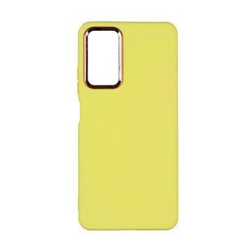 Чохол Silicone Cover Metal frame для Xiaomi Redmi Note 11 Pro 4G/5G / 12 Pro 4G Yellow 208-03494 фото