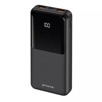 Портативна батарея Proove Illuminator 22.5W 10000mAh Чорна 216-00077 фото