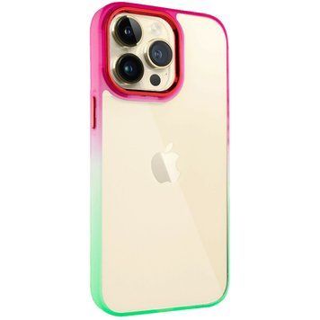 Чехол TPU+PC Fresh sip series для Apple iPhone 13 Pro (6.1") Салатовый / Розовый 777-06713 фото