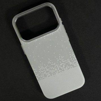 Чехол Elite Carbon Matte BOX Magnetic для iPhone 17 Pro Grey White 208-06364 фото