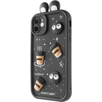 Чохол TPU Toys Case with Ears для Apple iPhone 12 (6.1") Black 208-05395 фото